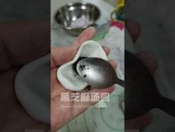 轻松包 黑芝麻汤圆 by thermomix tm6