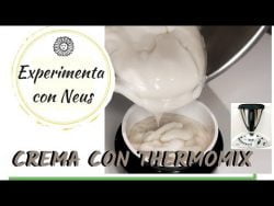 Elaborando Crema con Thermomix.