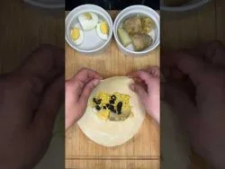 Empanada de Ají de Gallina | #shorts #recetafacil #recetas #comidaperuana #comidacasera #receta