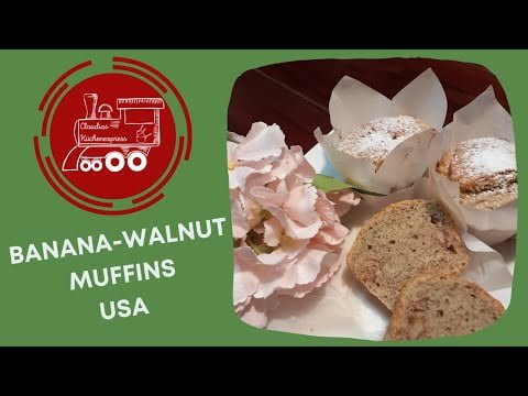 🇺🇸 BANANA – WALNUT – MUFFINS – die Gewürze machen den Unterschied … Thermomix® TM6,TM5, TM31