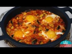 Huevos con garbanzos y verduras, receta muy saludable, fácil y económica 🤩- Loli Domínguez ̵ ...