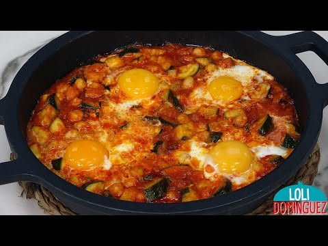 Huevos con garbanzos y verduras, receta muy saludable, fácil y económica 🤩- Loli Domínguez – Recetas