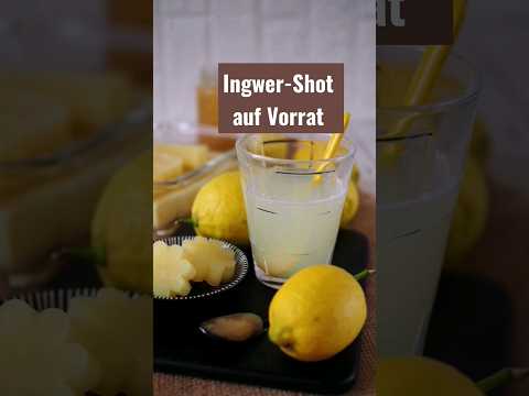 Ingwer-Shot auf Vorrat #thermomix #ingwershot #gesunderezepte #tm6 #tm5 #thermomixrezepte