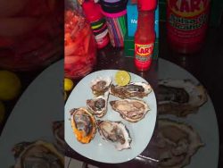 #Marisco #ostion #fresco recien pescado del #mangle #shorts #receta de #cocina #molusco media docena