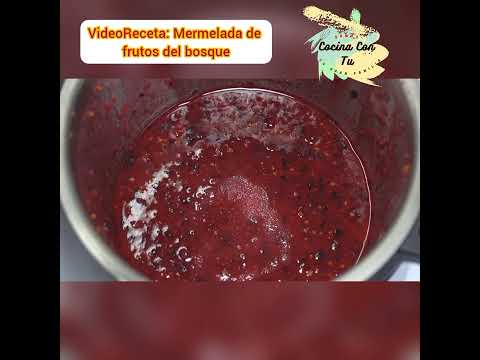 Mermelada de frutos del bosque (VideoReceta Monsieur Cuisine Smart)