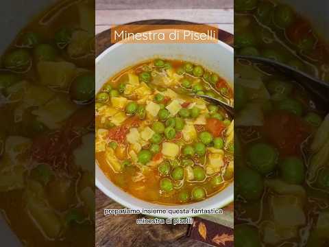 Minestra di Piselli #thermomix #cucina #shorts #ricette #tutorial #bimby #bimbyricette #cibo #viral