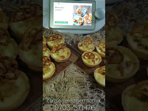 Mini quiches . Toujours fière de mon thermomix