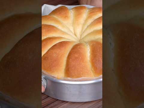 PAN CASERO ESPOJOSO. #shorts #receta #cocina #recetafácil #pan #pancasero #food #recetasencilla