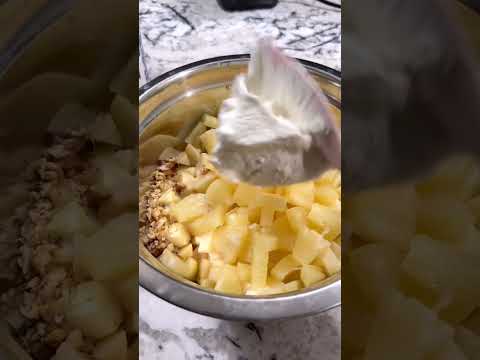 Postre de Manzana o Ensalada de Manzana #shorts #food #recipe #receta #comida