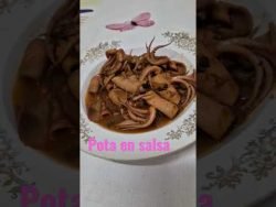 Pota en salsa.