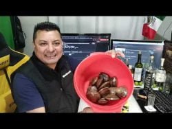 #Receta De #Cocina Comiendo #Almejas #Chocolata #marisco con #salsa #picante #chile #limon #sal epic