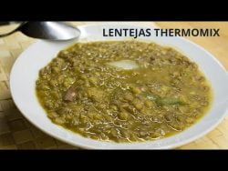 Receta de LENTEJAS CON CHORIZO sencilla y buenísima ||| Hecha con THERMOMIX