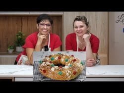 ROSCÓN DE REYES CON ESBIETA. @RecetasdeEsbieta NOS ENSEÑA HA HACER SU MEJOR ROSCÓN😍. Loli Domínguez