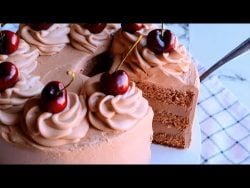 Tarta de Chocolate Sin Azúcar!!! Receta Fácil #receta #desert #tarta
