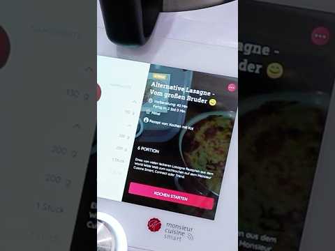 Thermomix Rezepte im Monsieur Cuisine nutzen (Lasagne)
