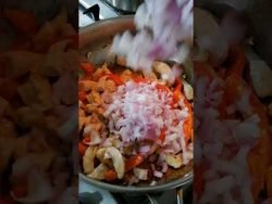 Tornillos con Pollo y Pimiento. #receta #pasta #fusilii #recipes #cocinero