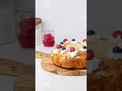 Una deliciosa Rosca de Reyes , para compartir con los Reyes Magos . #Receta Completa 📝😍❤