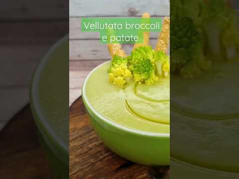 VELLUTATA BROCCOLI E PATATE #shorts #cucina #ricette #thermomix #tutorial #bimby #vellutata #cibo