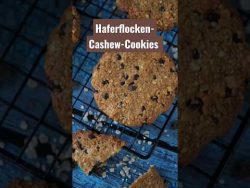 XXL Haferflocken- Cashew-Cookies. #kekse #cookies #thermomix #einfacherezepte #ohnezucker