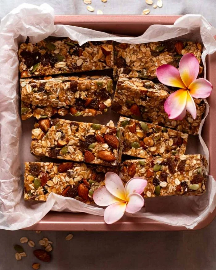 Barritas de muesli (barritas de granola) |  RecetaTin Eats