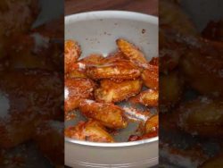 ALITAS DE POLLO.#shorts #receta #recetasalada #almuerzo #cena #pollo #alitas