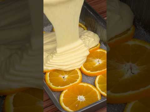 BIZCOCHO DE NARANJA. #shorts #receta #recetafácil #recetasencilla #recetadulce #naranja #bizcocho