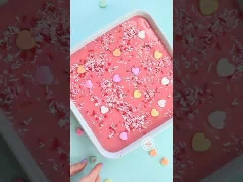 Brownies de 🍓🍓 #receta #brownies #reposteria #valentinesday #shorts