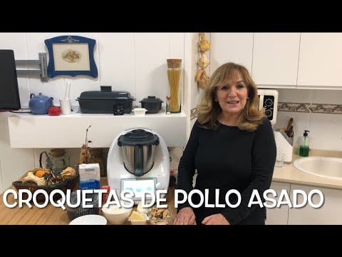 Croquetas de pollo asado con Thermomix/ Receta de Justa Molina @JustaMolinaThermomix