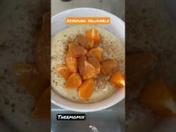 Desayuno saludable en Thermomix. Natillas de avena