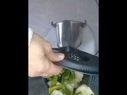 Ensalada templada de lentejas, coliflor y judías, fácil y rico con Thermomix