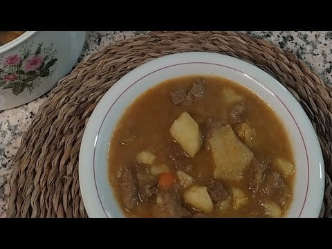 Estofado de ternera con patatas y alcachofas con Thermomix