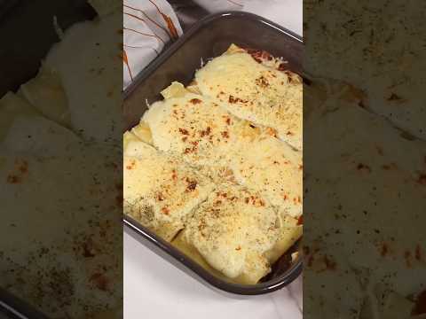 🍝 Paquetitos de lasaña 🍝 #receta #recetafacil #cocina