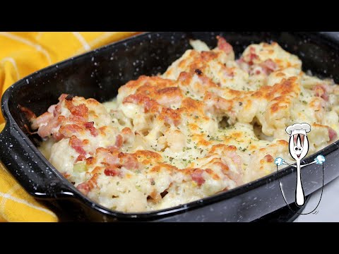 🥓RIQUÍSIMA y FÁCIL de hacer esta coliflor a la carbonara en Thermomix🥓 | Receta fácil con Thermomix