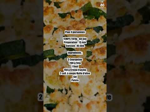 Gratin de courgettes feta thermomix