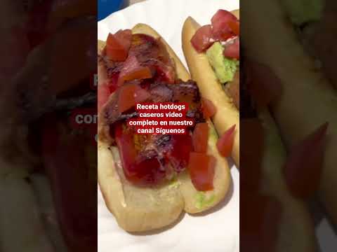 Hotdogs hechos en casa #hotdogs #comida #receta #deliciosa#SALCHICHA #lafamiliadenaty #hambre