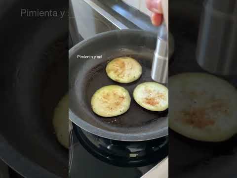 Ideas deliciosas😋y simples mini Sandwiches con Berenjena | Eggplant #shorts #cocinafacil #receta