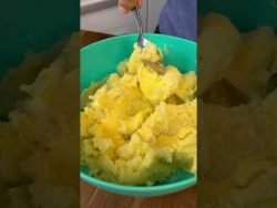 MEDALLÓN DE PURÉ Y QUESO ¡RIQUÍSIMO! Y muy fácil! #Receta #Cremac #Queso #Cocina #CremacLacteos