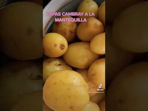 PAPAS CAMBRAY A LA MANTEQUILLA, están deliciosas #receta #guarnicion #botana #cocinemosjuntos