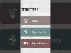Partes de la receta #educación #receta