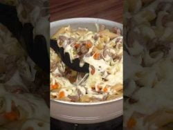 RECETA DE FÍDEOS Y CARNES. #shorts #receta #recetasalada #fideos #carnes #almuerzo #cena