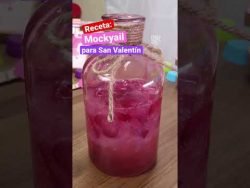 Receta de mocktail para San Valentín | #receta #mocktail #cóctel