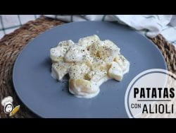 Receta de patatas con alioli deliciosas y fáciles con tu robot de cocina Thermomix #shorts