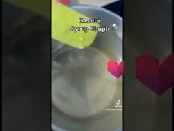 Receta: Syrup simple #receta #principiantes #cake #bizcocho #pasteles #syrup #decoraciondepasteles