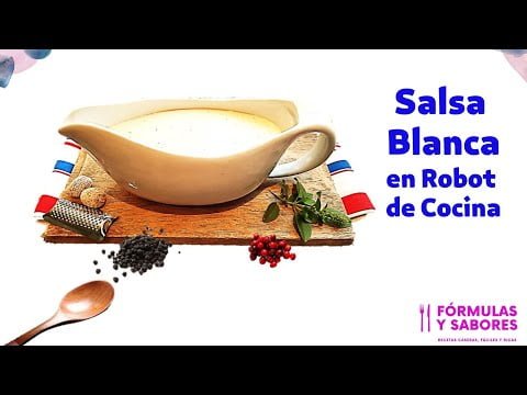 Salsa Blanca. en #robot de Cocina. Salsa. #bechamel Receta de Salsa Blanca en Thermomix. #tutorial