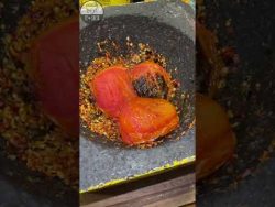 Salsa de habanero tatemado y chile seco #shorts #habanero #salsa #receta #chile #picante #cocina