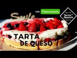 TARTA de QUESO con fresas y arándanos en THERMOMIX // MUY FÁCIL