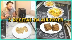 3 Recetas FÁCILES en la FREIDORA de AIRE // CHEFREE AFW01 ✅