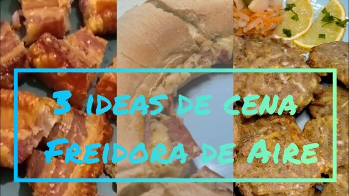 3 ideas de cena con Freidora de Aire / DIY Air Fryer/ horno de aire