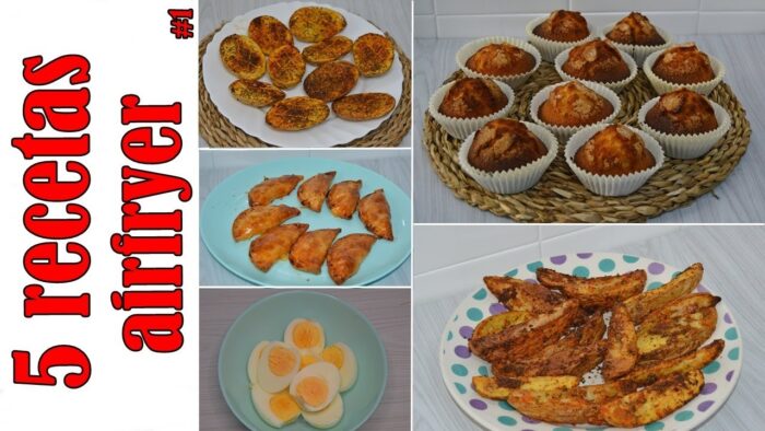 5 RECETAS FACILES PARA FREIDORA DE AIRE | @cocinacondelantal