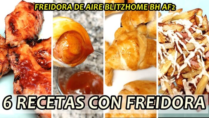 6 RECETAS  FÁCILES CON FREIDORA | FREIDORA DE AIRE BLITZHOME BH AF2